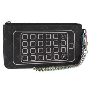 LOUIS VUITTON Monogram Eclipse Fragment iPhone Case M64433 LV Auth 156665SAM